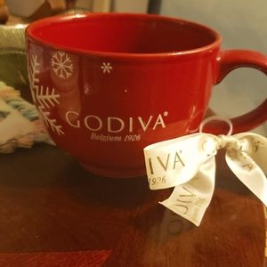 A GODIVA CHOCOLATE CANDY CUP. With Ribbon, FOR HOT CHOCOLATE OR FOR, HOT COFFEE.